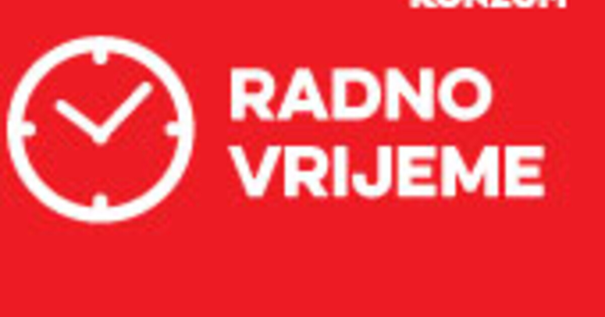Radno vrijeme Konzum prodavnica Konzum