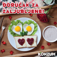 Doručak za zaljubljene!