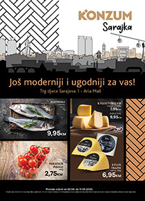 Posebna ponuda Konzum Sarajka 28.4.-11.5.2025.