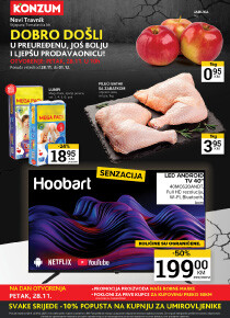 Posebna ponuda Konzum Novi Travnik 28.11.-1.12.2025. - Federacija Bosne i Hercegovine