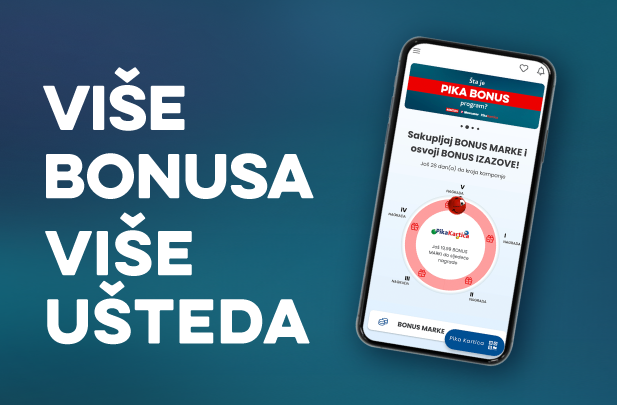VIŠE BONUSA VIŠE UŠTEDA