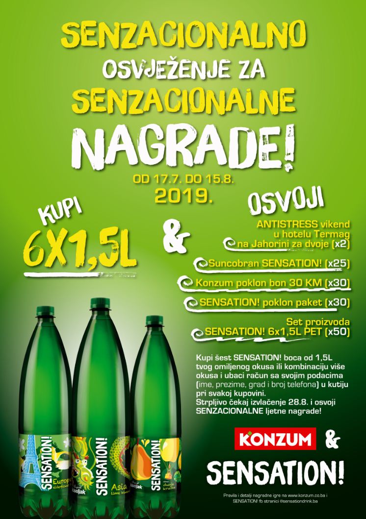 Konzum & Sarajevski kiseljak 17.07.-15.08