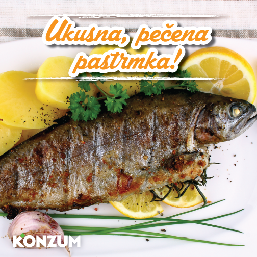 Nedjeljni Rucak Pecena Pastrmka Konzum