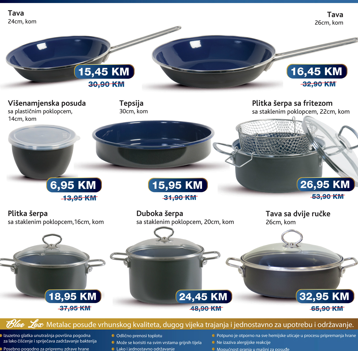 Blue Lux Metalac Posuđe U Konzumu Konzum