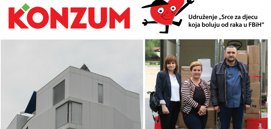 Konzum BiH nastavlja pomagati rad Roditeljske kuće u Sarajevu