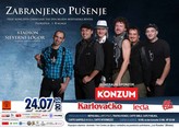 Konzum generalni sponzor koncerta grupe Zabranjeno pušenje