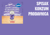 Milka aktivacija - spisak Konzum prodavnica