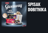 NAŠA PREMIJERA - Giveaway - spisak dobitnika