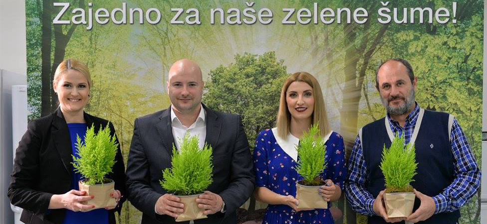 Nastavlja se uspješan projekt pošumljavanja  „Zajedno za naše zelene šume“