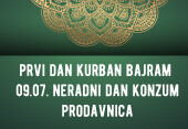 NERADNI DAN KONZUM PRODAVNICA