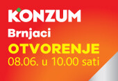 Otvorenje NOVE KONZUM prodavnice - BRNJACI