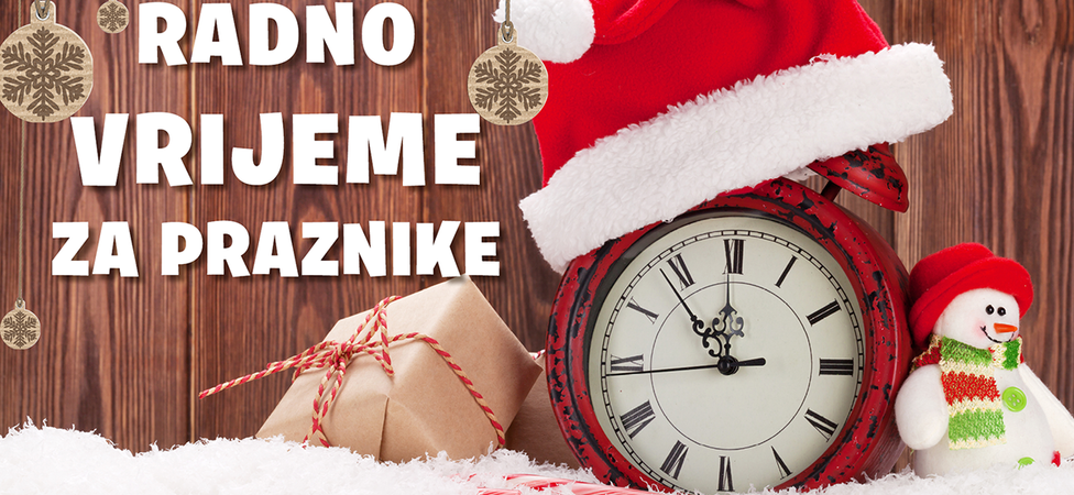 Radno vrijeme 31.12.2019.-02.01.2020.