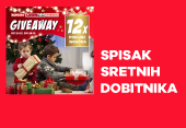 Spisak dobitnika Konzum, Orbico i Odeon - GIVEAWAY