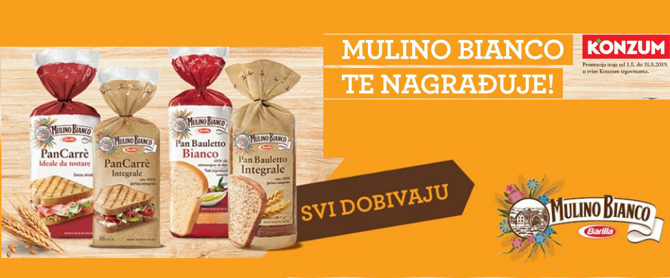 Spisak dobitnika nagradne igre Barilla Mulino Bianco i Konzum