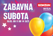 Zabavna subota u Konzum Wisa 18.03.