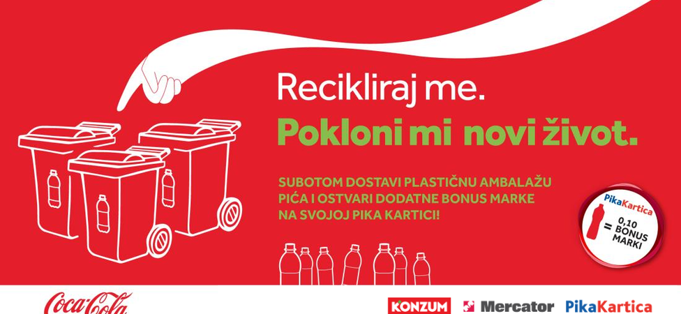 Recikliraj me. Pokloni mi novi život. 